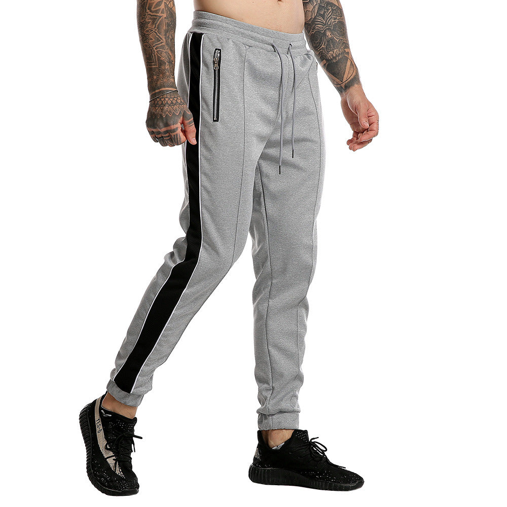 Schmal geschnittene Hose mit Seitenstreifen und Kordelbund Fashion Bullet