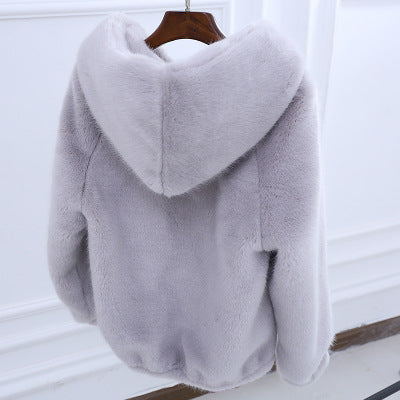 Flauschiger Oversize Hoodie mit Kapuze Fashion Bullet