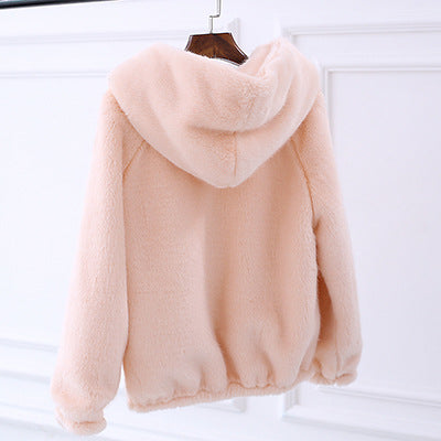 Flauschiger Oversize Hoodie mit Kapuze Fashion Bullet