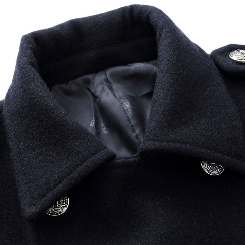 Zweireihiger Mantel mit Reverskragen Fashion Bullet