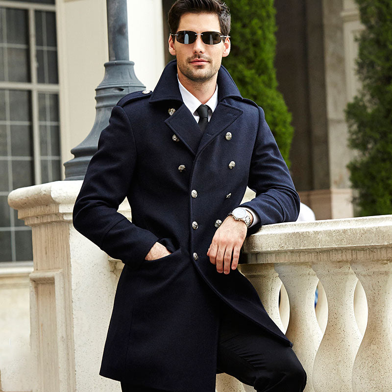 Zweireihiger Mantel mit Reverskragen Fashion Bullet