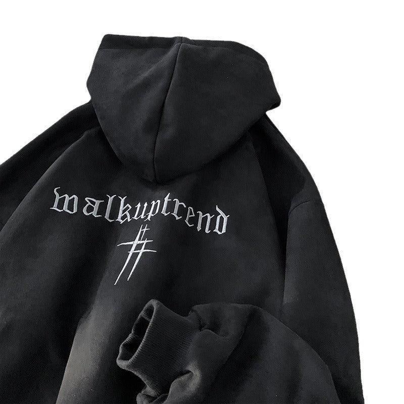 Oversize Hoodie mit Rückenprint Fashion Bullet