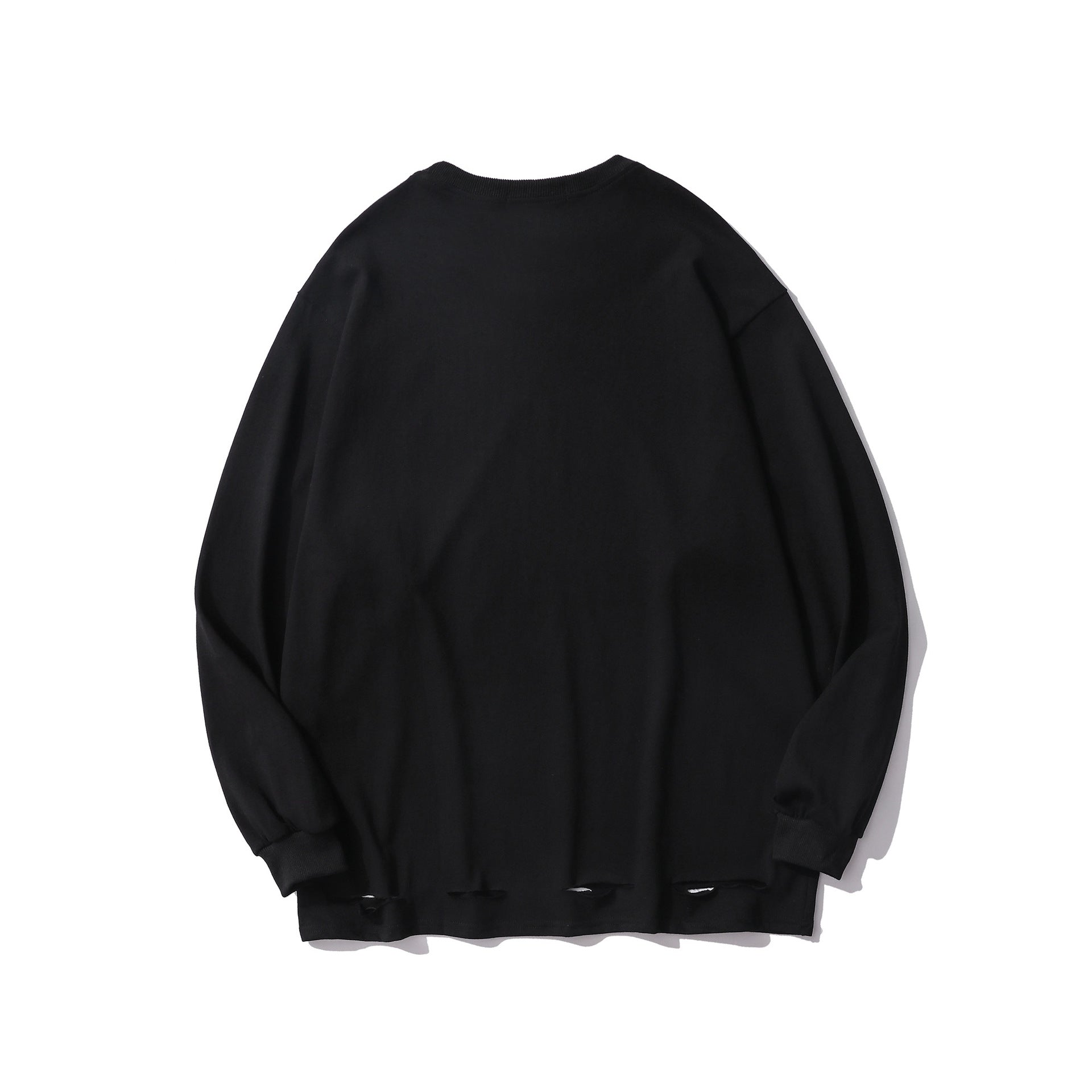 Oversize Sweatshirt mit Kettendetail am Ausschnitt Fashion Bullet