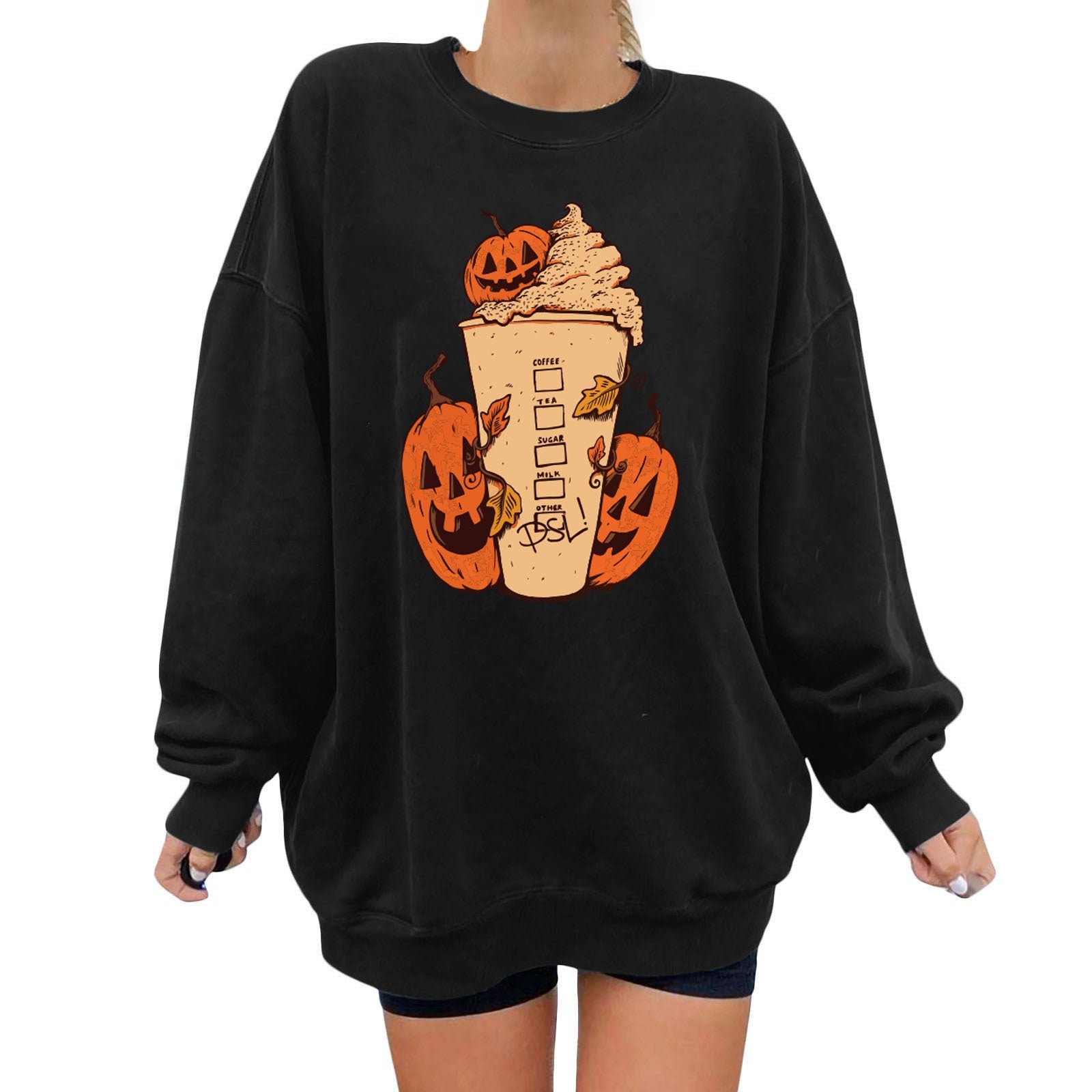 Oversize Sweatshirt mit Frontprint Fashion Bullet