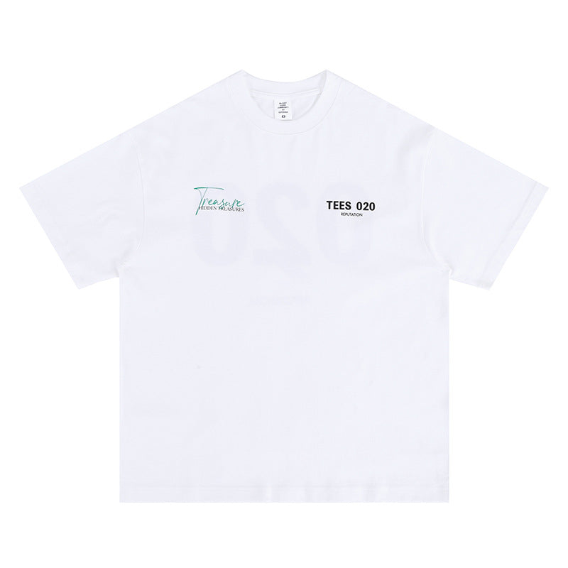 Oversize T-Shirt mit Frontschriftzug und Rückenprint Fashion Bullet